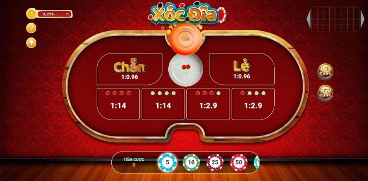 xóc đĩa trực tuyến